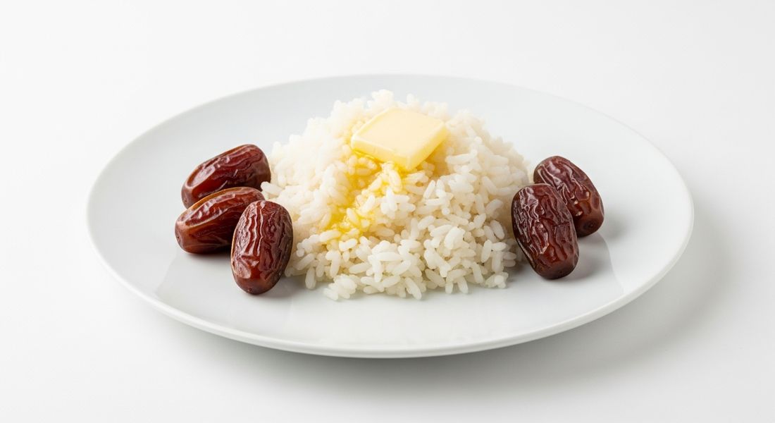 A simple plate from the recipes