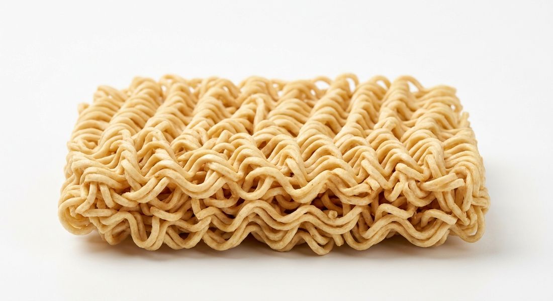 Instant noodles, not allowed on the Tayyibat diet