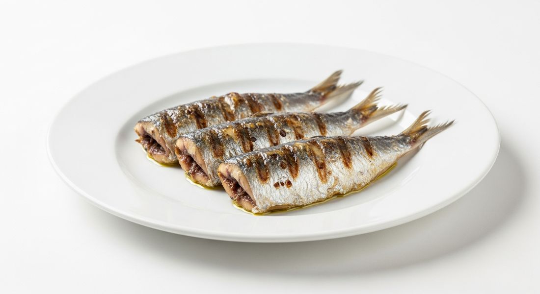 Grilled sardines