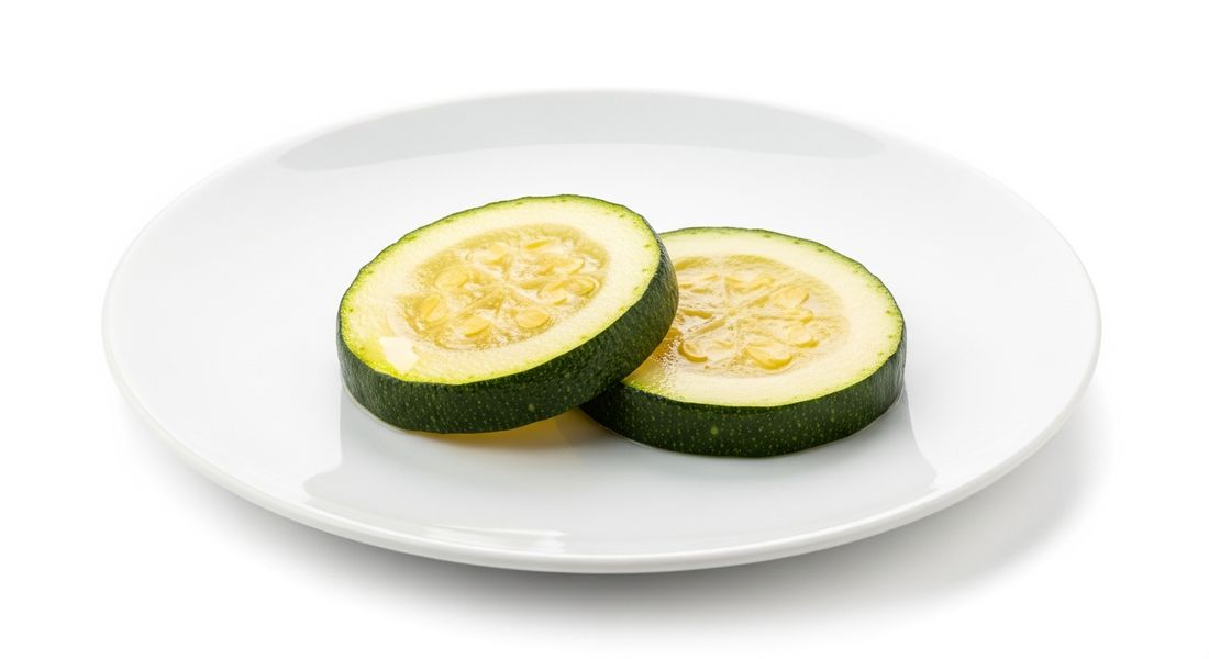 Courgette cooked through, a Tayyibat diet recipe