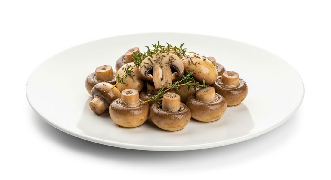 Mushrooms in butter, a Tayyibat diet recipe