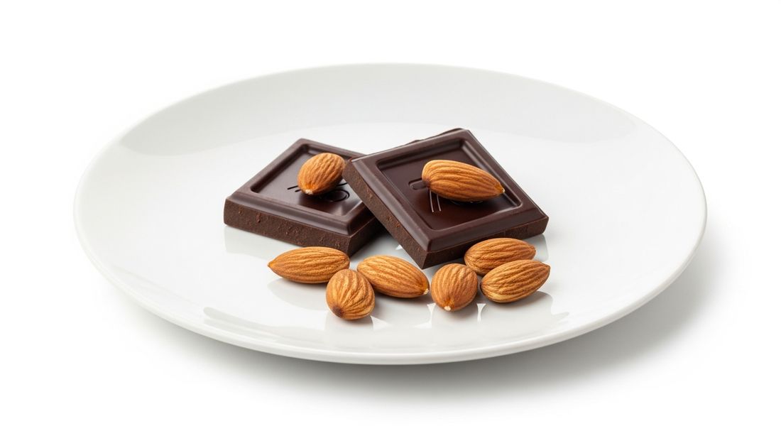 Dark chocolate and almonds, a Tayyibat diet recipe